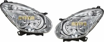 DELCO FİAT DOBLO SAĞ + SOL ÖN FAR TAKIMI MOTORLU 2010--2015