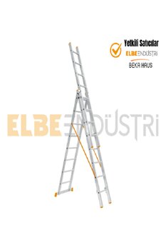 ELBE 3*2 Metre A Tipi Sürgülü Alüminyum Merdiven