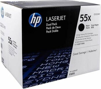 Hp 55x-ce255xd Toner Yüksek Kapasiteli İkili Paket