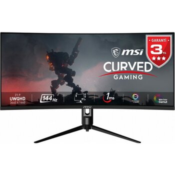 MSI 34" OPTIX MAG342CQR 3440x1440 (UWQHD) CURVE 1500R VA 144HZ 1MS ADAPTIVE-SYNC  GAMING MONITOR