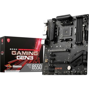 Msı B550 Gamıng Gen3 Am4 Ddr4 4400(OC) HDMI Dvı-D M2 Usb3.2 Atx(Blk)