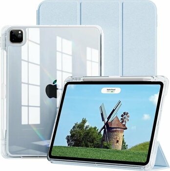 Fogy iPad Pro 13 inç M4/M5 2024/2025 Uyumlu Kılıf Pen Charge Şeffaf Kalem Bölmeli Case