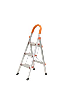 Asil Alüminyum Katlanır Merdiven 3 Basamak | 150 Kg | Hafif Çok Amaçlı Ev Tipi Merdiven