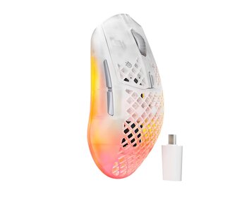 SteelSeries Aerox 3 WL Gen 2 Ghost SSM62715 26.000 DPI 6 Tuş RGB Optik Kablosuz Gaming (Oyuncu) Mouse