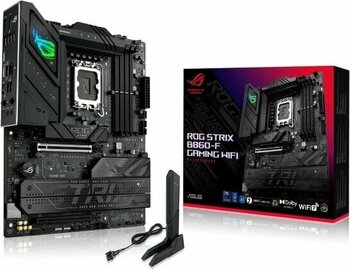 Asus Rog Strix B860-F Gaming Wifi Ddr5 (9066Mhz)Oc M.2 Hdmı/Usb-C Pcıe 5.0 1851P Atx Anakart