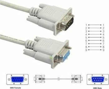 Keepro 2 metre dişi erkek RS232 kablo