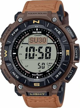 Casio Pro-Trek PRG-340L-5DR Deri Kordon Erkek Kol Saati
