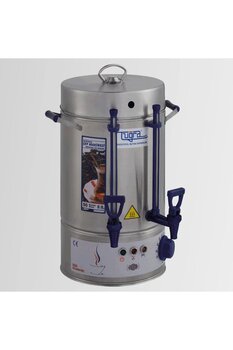 Tuğra Elektrikli Semaver 50 Bardak 6 Litre Çay Makinesi Otomatı Çaycı Krom