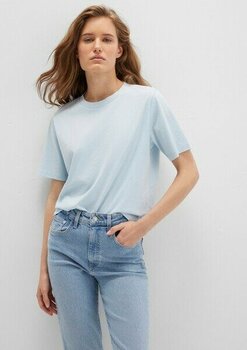 Mavi Bisiklet Yaka Mavi Basic Tişört 1600955-89484 - S