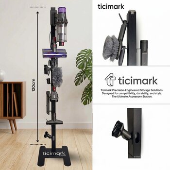 Dyson Için Dikey Süpürge Standı | V8-V10-V11-V12-V15 Serisi Uyumlu