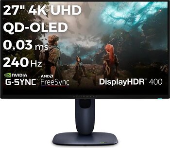 Dell Alienware AW2725Q 27" 0.03 ms 4K Pivot 240 Hz OLED Oyuncu Monitörü