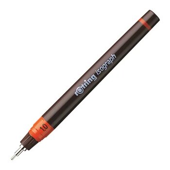 Rotring Isograph Siyah 1.0 mm Teknik Çizim Kalemi