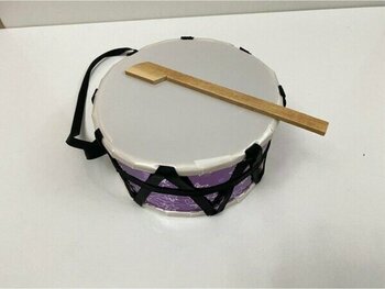 NAZAR Çocuk Oyuncak Germe Davul - Mor