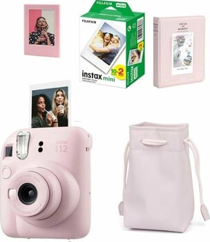 Instax Mini 12 Fotoğraf Makinesi-20li Film-büzgülü Kılıf-64lü Albüm Ve Mıknatıslı Çerçe-116423