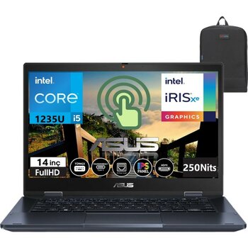 Asus B3402FBA-I58511 Intel Core I5-1235U 40GB 256GB SSD Freedos 14'' Fhd Dokunmatik Taşınabilir Bilgisayar AI58512B1D09+ÇANTA - 256 GB - 40 GB