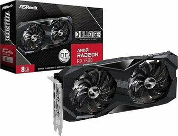 Leaf Shop Amd Radeon Rx 7600 Challenger 8gb Oc Ekran Kartı - 8gb Gddr6, 128-BIT, Vrr, 8k, 1x HDMI 2.1, 3x Display Port
