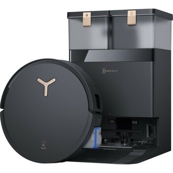 Ecovacs Deebot X8 Pro Omni Siyah Robot Süpürge ve Paspas 18000 Pa Emiş Gücü