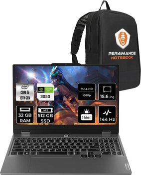 Lenovo LOQ Intel Core i5 12450HX 32 GB 512 GB SSD NVIDIA GeForce RTX 3050 (6 GB) 15,6 inç FHD 144 Hz Gaming Laptop