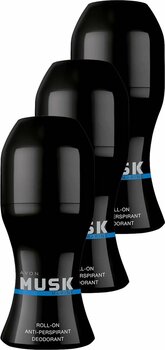 AVON Musk Marine Erkek Rollon 50 Ml. Üçlü Set