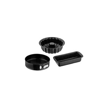 Emsan Wellbake 3'lü Siyah Kek Kalıbı Seti