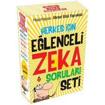 Feyza Design Herkes Için Eğlenceli Zeka Soruları Seti 6 Kitap - Seçenek 1