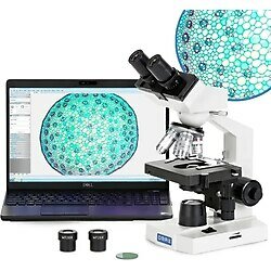 Omax 40X-2000X Laboratuvar Led Binoküler Bileşik Mikroskop