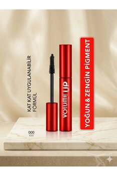 Flormar Volume Up Mascara Yoğun Hacim ve Lifting Etkili Kat Kat Uygulanabilir Maskara
