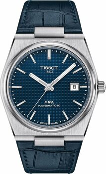 Tissot PRX Powermatic 80 T137.407.16.041.00 Deri Kordon Lacivert Erkek Kol Saati