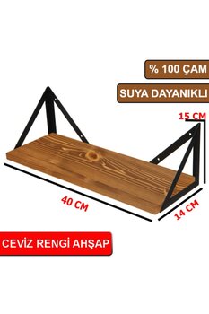 janiyeva - Üçgen Köşeli Kitaplık Banyo Mutfak Duvar Rafı Salon Rafı Seti(1 ADET)