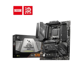 MSI MAG X670E TOMAHAWK WIFI AM5 DDR5 6600MHZ(OC) 4X M.2 USB 3.2 HDMI DP 2.5G LAN AMD WIFI 6E RGB ATX