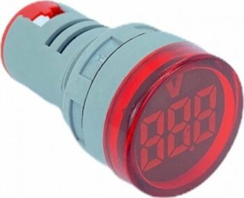 22mm Dijital Voltmetre 20-500v Ac