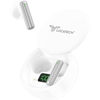 Lucatech Mandolin Bluetooth Kulaklık — Matepad 11 / Matepad Pro / Matepad T (Detaylı Ses Alanı) - Beyaz