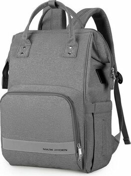 Mark Ryden MR8703_07 Supermom Anne Bebek Çok Fonksiyonlu Gri Sırt Çantası - Renkli