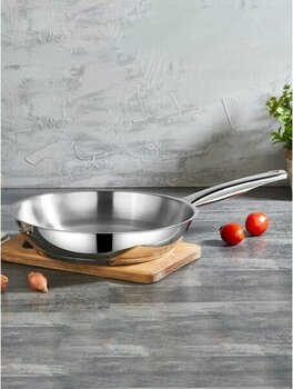 Falez Vento 26 cm Çelik Tava - Gri