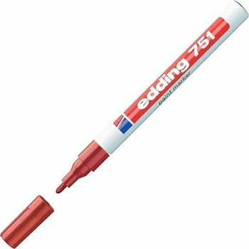 Edding 751 Hobi Sanat Kalemi Kırmızı Tam Örtücü Markör