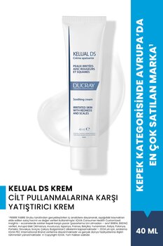Ducray Kelual DS Cilt Pullanmalarına Karşı Yatıştırıcı Krem 40 ml