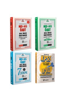 Pegem Akademi Yayıncılık 2026 MEB AGS ÖABT Okul Öncesi Öğretmenliği Konu Anlatımı-Tamamı Çözümlü Soru Bankası-Çözümlü 7Deneme