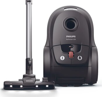 Philips Performer LED XD8122/10 899 W Toz Torbalı Elektrikli Süpürge