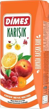 Dimes Meyve Nektarı Karışık 200 ml 27 adet
