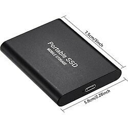 Diğer Geeroyoo 8tb Taşınabilir Harici Ssd Usb 3.2 Katı Hal Sürücü Siyah Jzr-gy