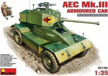Miniart Aec Mk Iıı Zırhlı Araç 1/35 Plastik Maket