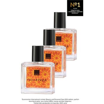 Avon Full Speed Edt 30 Ml Erkek Parfüm 3 Adet