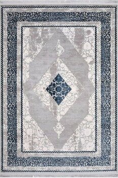 Ipek Halı Blossom 13609 Mavi Klasik Salon Halısı - 200 x 300 cm