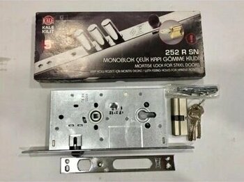 Kale 252 Rsn Barelli (Göbekli) Çelik Kapı Kilidi 3 Anahtarlı