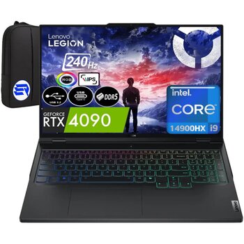 Lenovo Legion Pro 7 Intel Core I9-14900hx 64gb Ram 2tb Ssd Rtx 4090 16" Win11 Home Wqxga 83de002ktrep5 + Elektropasaj Çanta