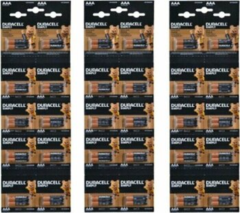 Duracell Aaa Alkalin Ince Kalem Pil 20'li Kartela 3 Paket