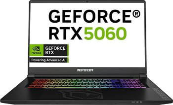 Monster Tulpar T7 V26.2.1 i7-13620H 16 GB 1 TB SSD RTX5060 17.3" W11H Full HD Gaming Laptop