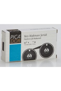 Picador Yazı Makinesi Şeridi (daktilo) Naylon 13mmx10m Siyah