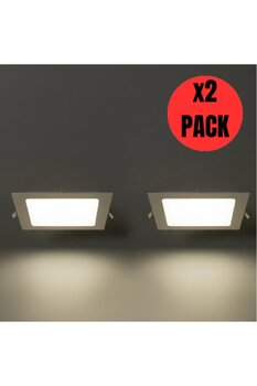 Kendal KDL410 Slim Kare LED Spot Gömme 3W 255 Lümen -4000K - Doğal Beyaz