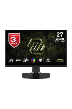 MSI 27\" 2K WQHD RAPID IPS 200Hz 0.5MS FREESYNC PREMIUM PIVOT GAMING MONITOR